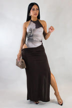 Let’s Chat Skirt Set