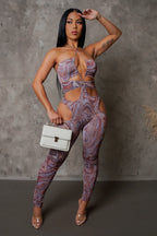 MORE SEXY THAN USUAL JUMPSUIT - MAUVE