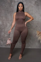 PALOMA JUMPSUIT - BROWN