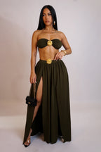 AS IT WAS SKIRT SET - GREEN