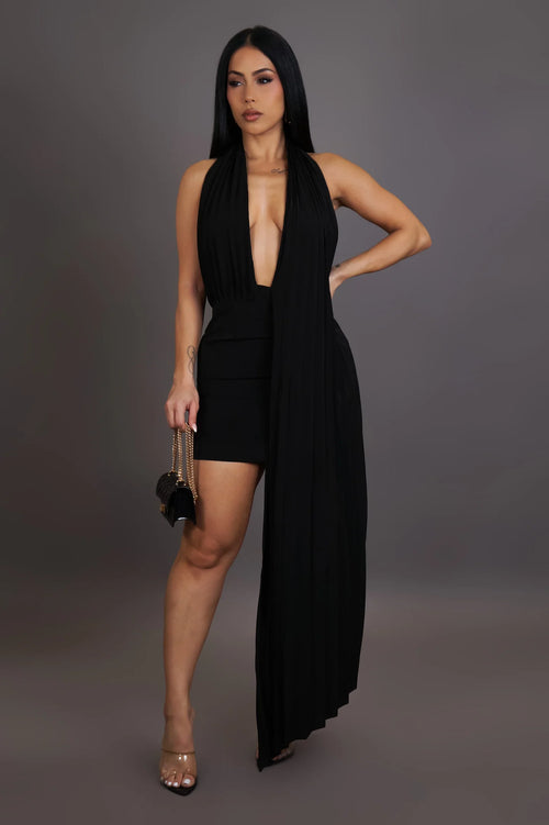 Red Carpet Dress - Black
